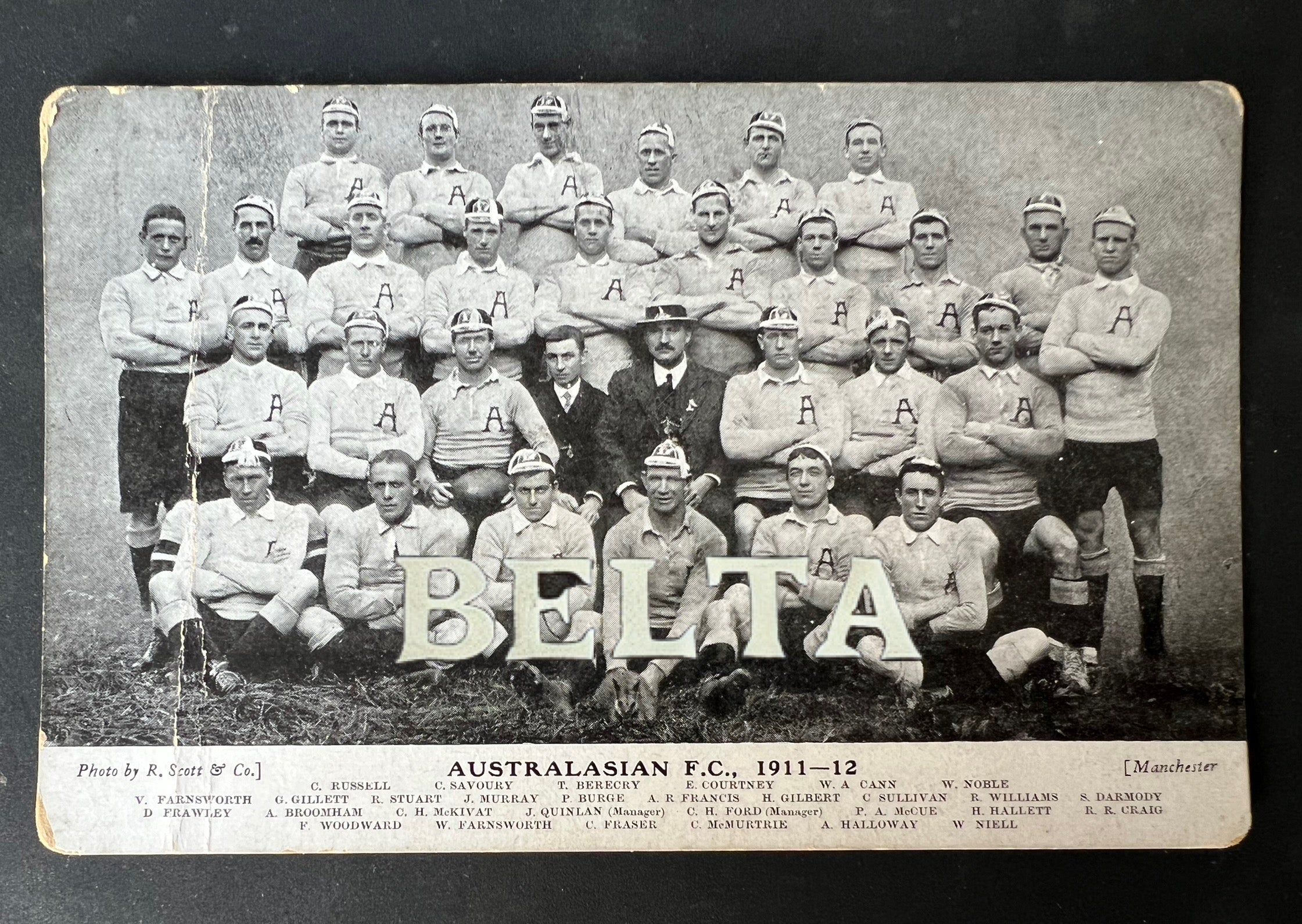 1911 – 1912 Kangaroo tour Australasian FC Rugby League