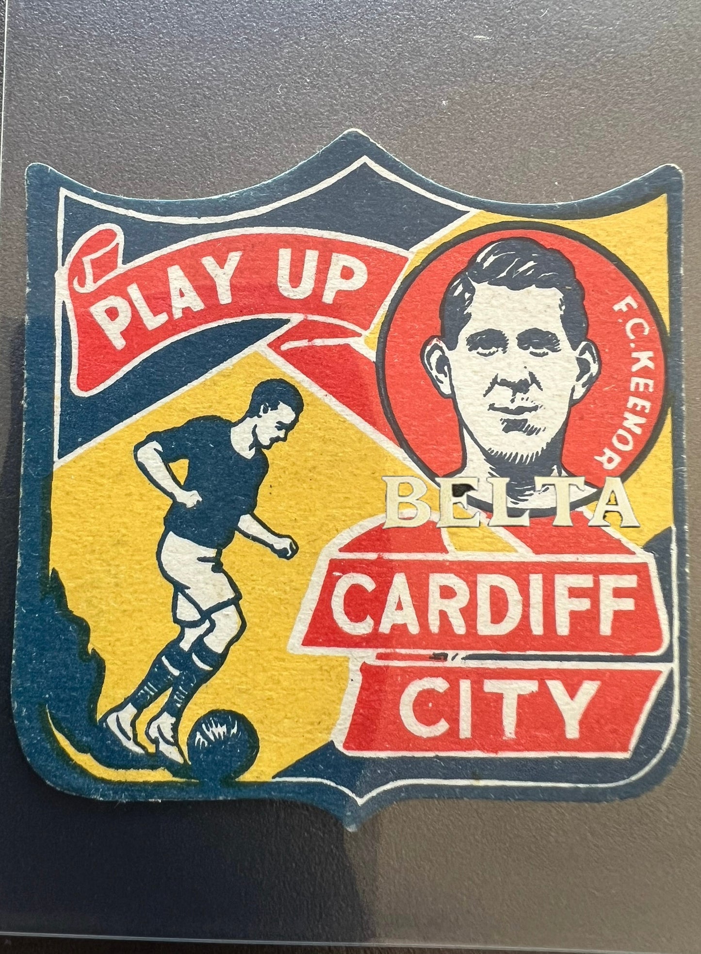 1926 - 1927 F Keenor Cardiff City FC Boys' Magazine Famous Footer Clubs