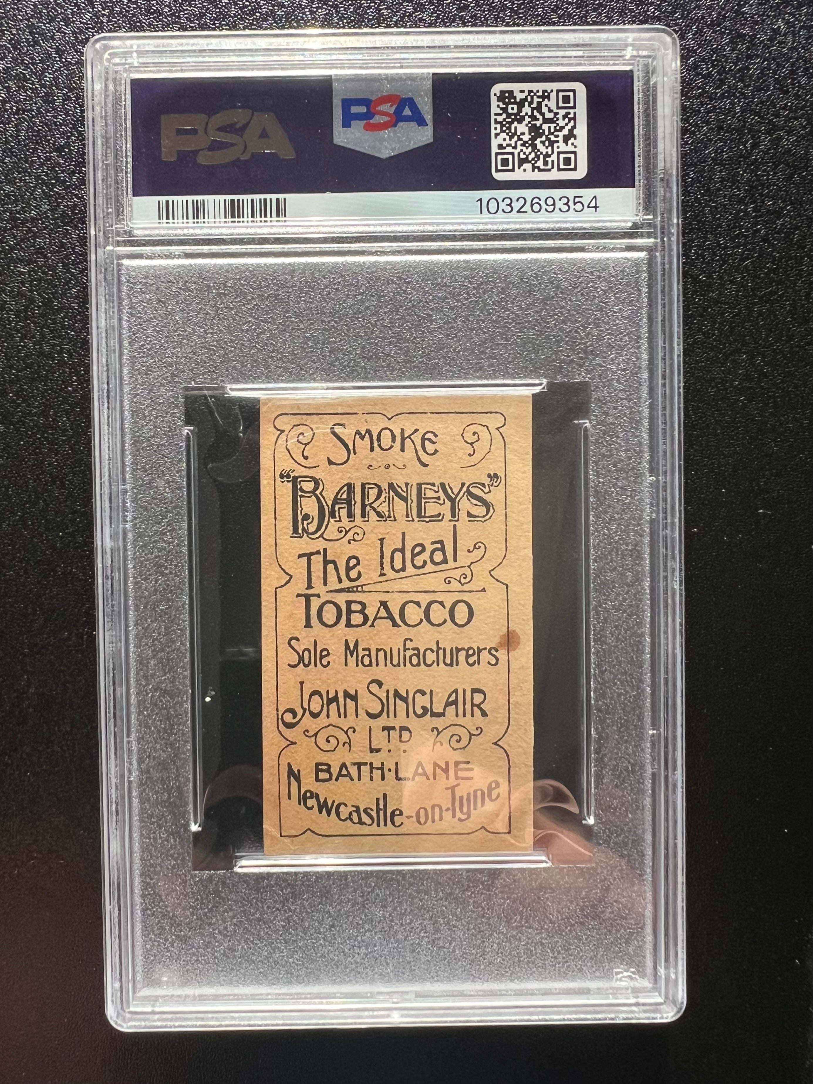 1908 | William Hogg | Sunderland AFC, Rangers & England | John Sinclair Cigarettes Ltd | Football Favourites #63 | PSA 4.5 POP 1 Highest grade