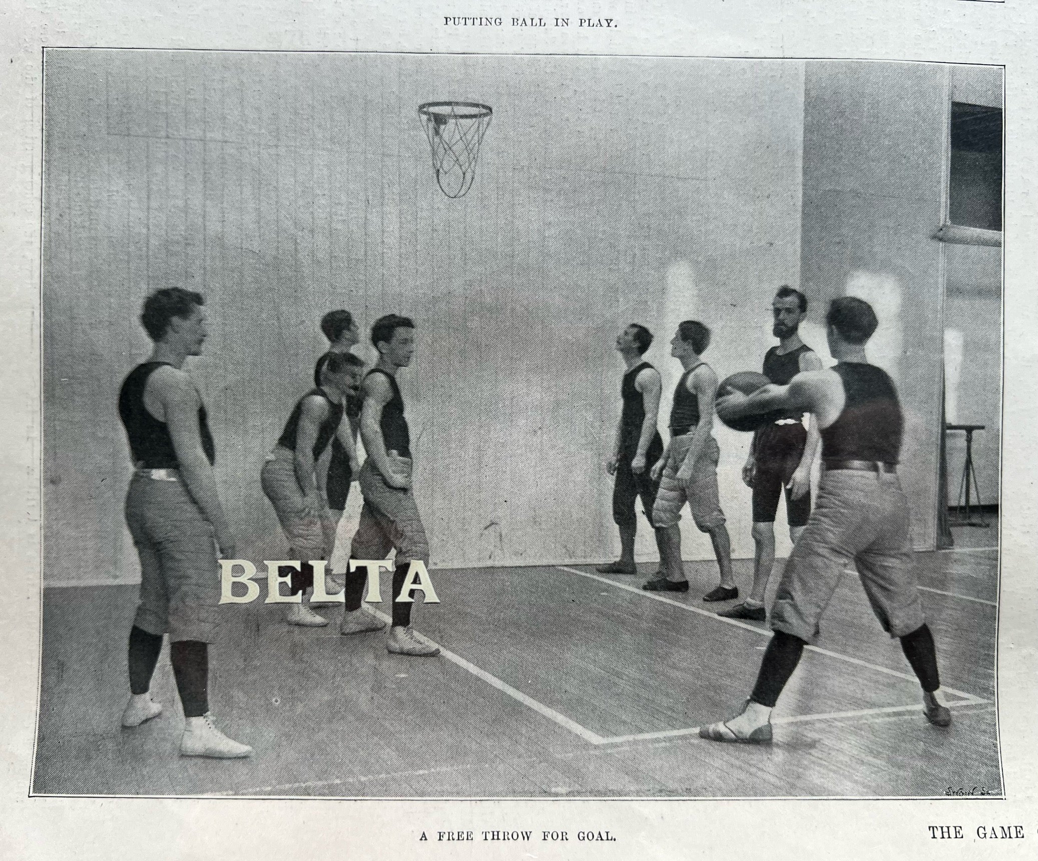 Early basketball photo