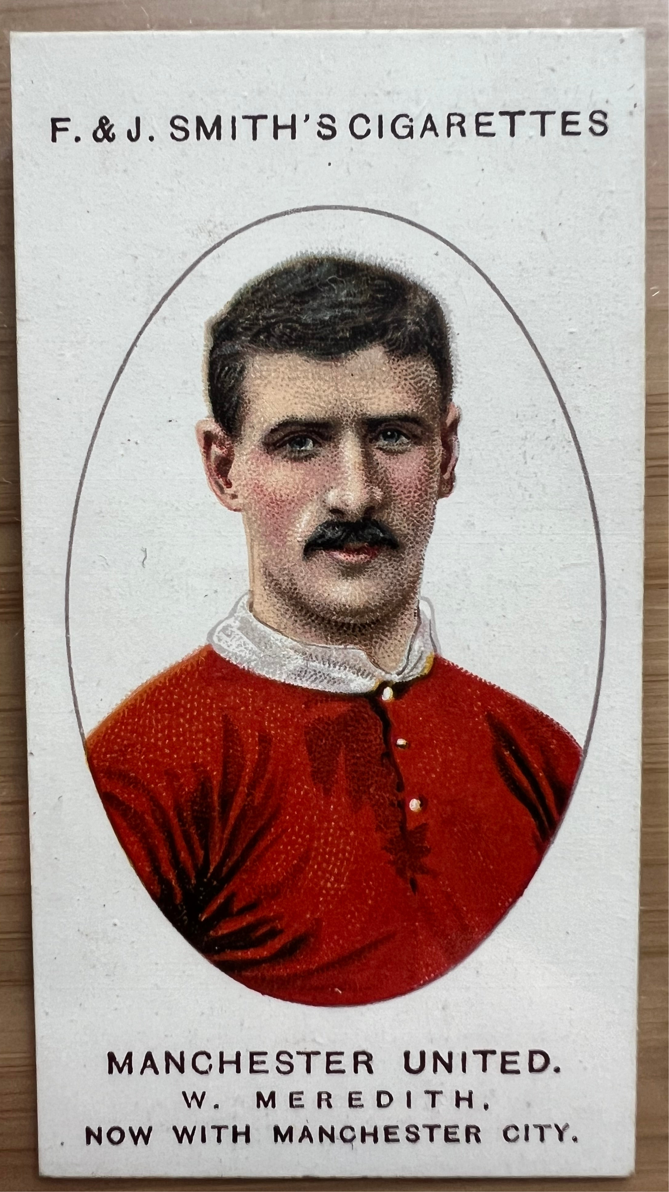 1918 | Billy Meredith | F & J Smith | Vintage Soccer Card