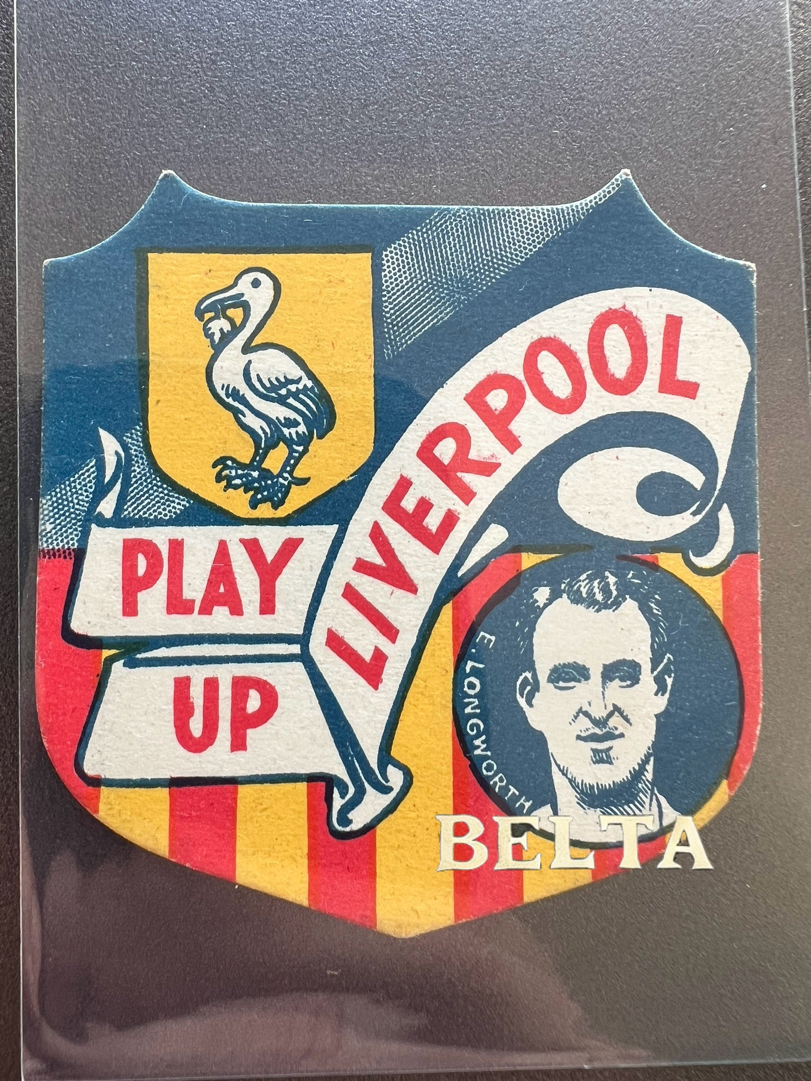 Liverpool FC vintage soccer Football card