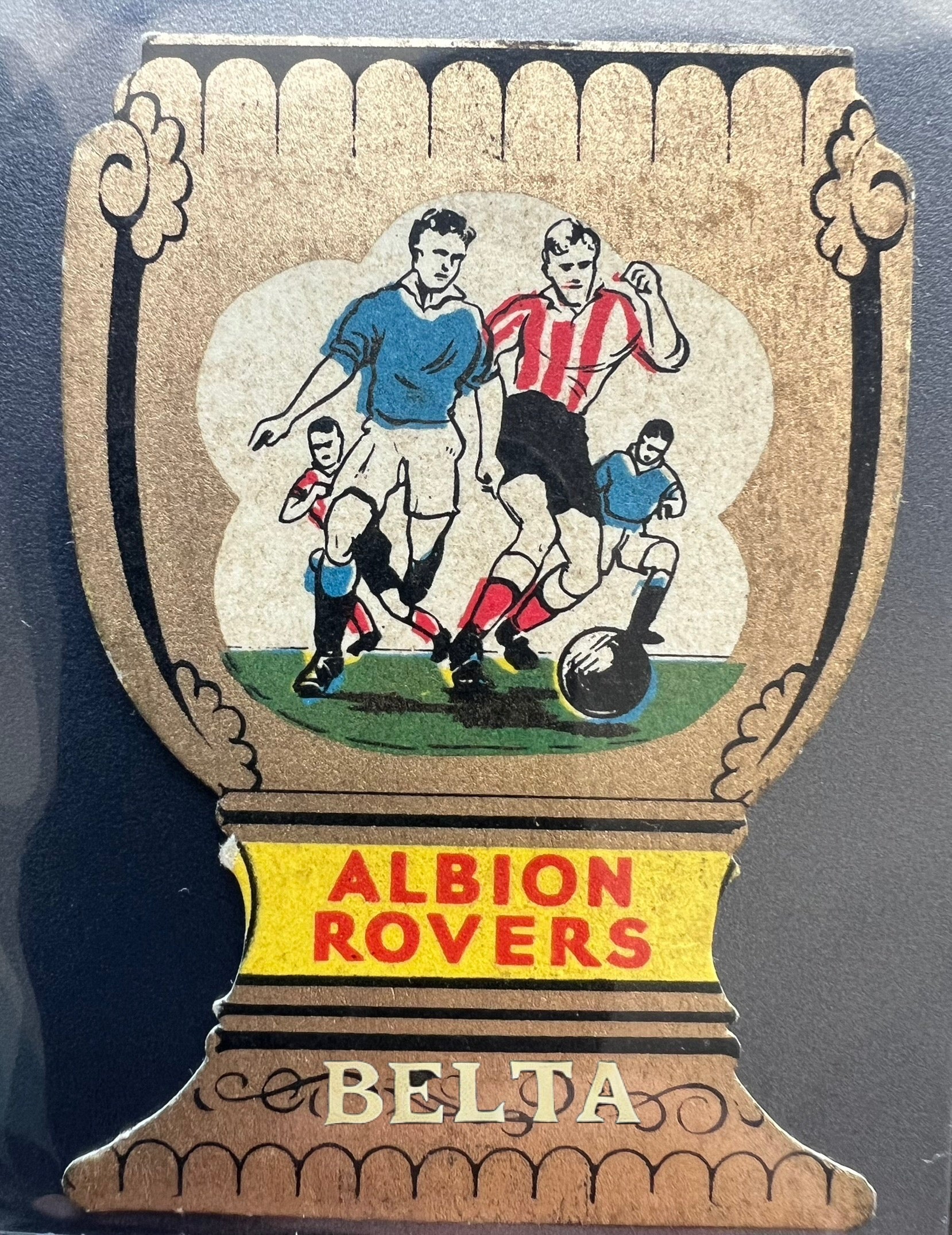 Albion rovers vintage soccer Football card