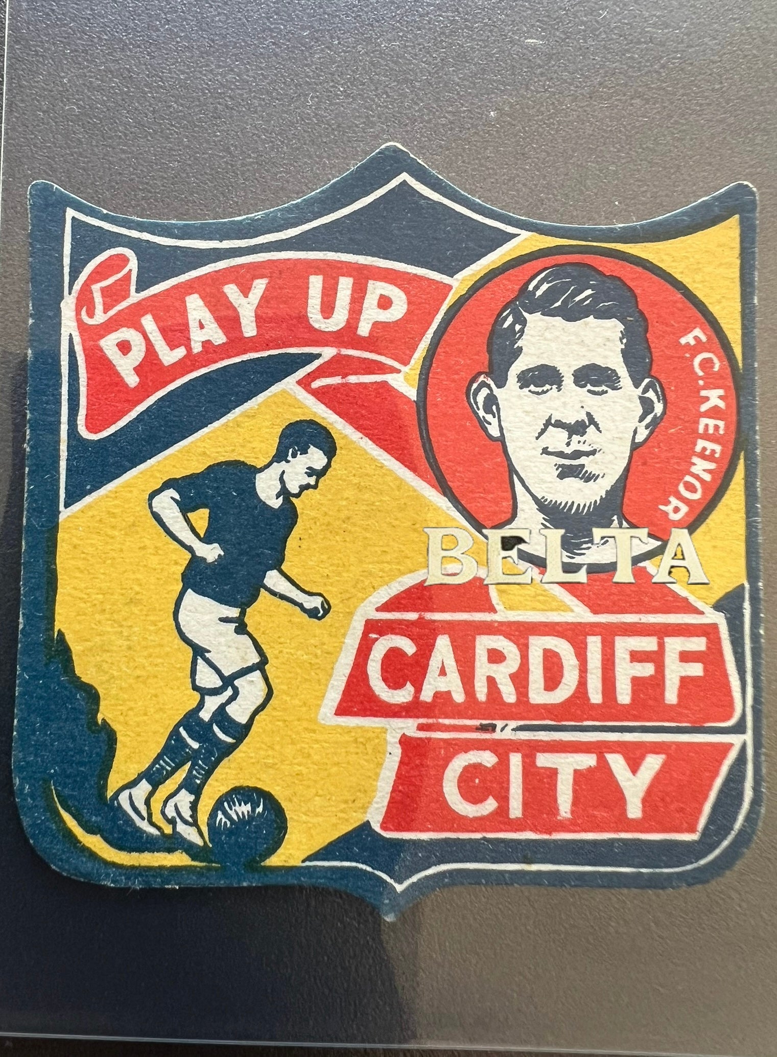1926 - 1927 F Keenor Cardiff City FC Boys' Magazine Famous Footer Clubs