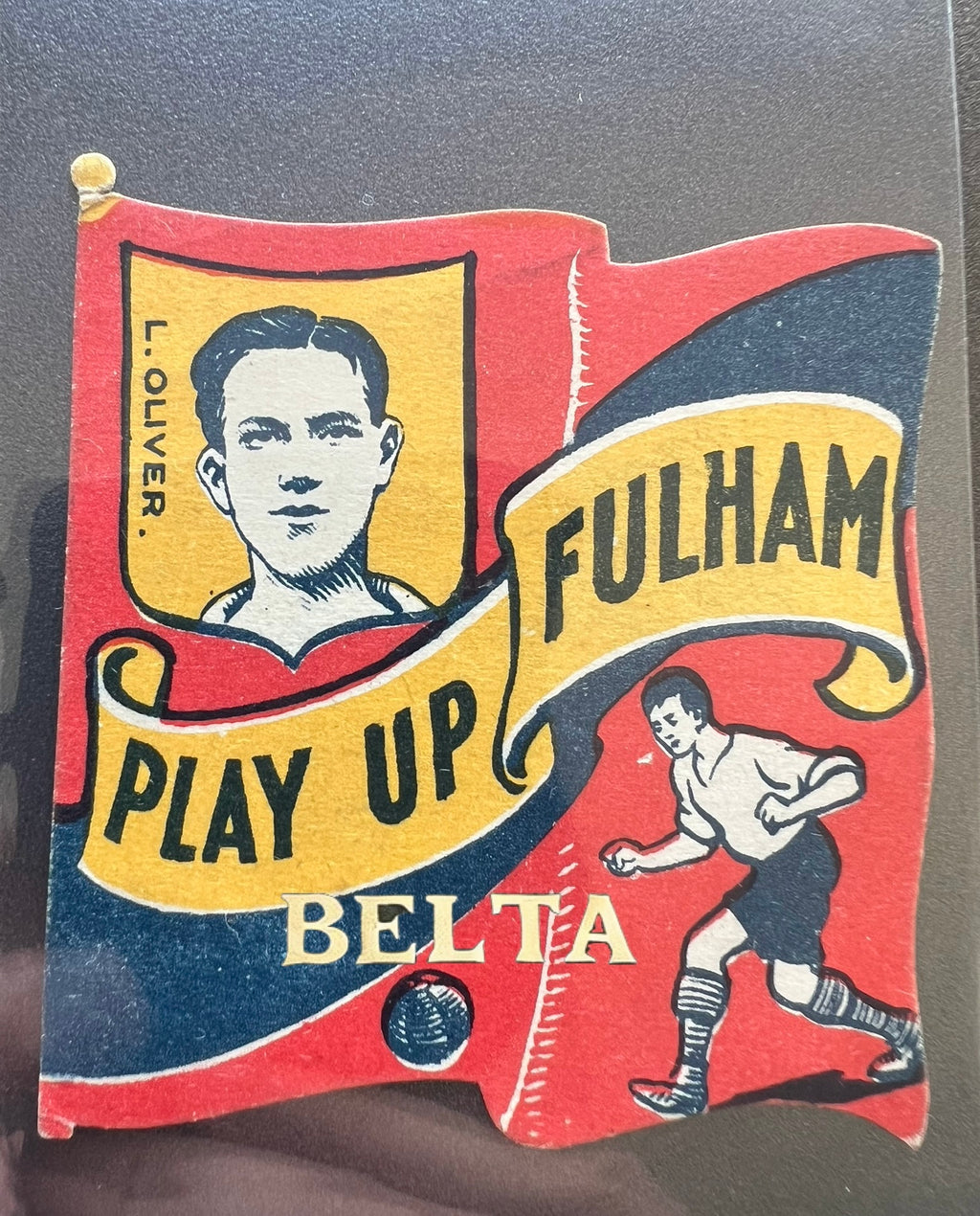 1926 - 1927  | L Oliver | Fulham FC | Boys' Magazine | Famous Footer Clubs