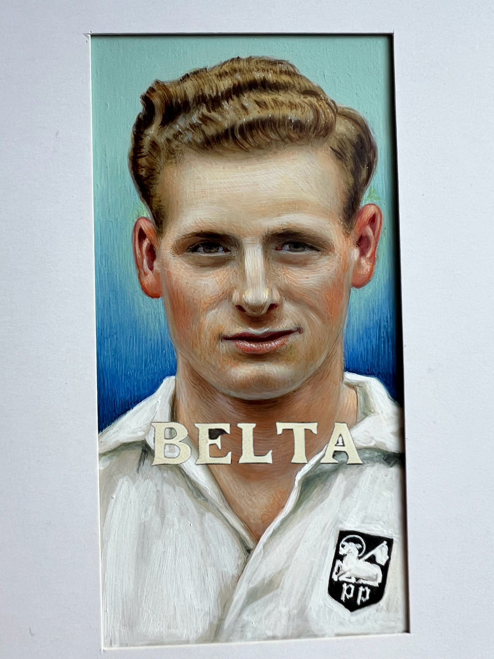 1949 | Tom Finney Football Soccer Card 1/1 Artwork ( unprinted card )
