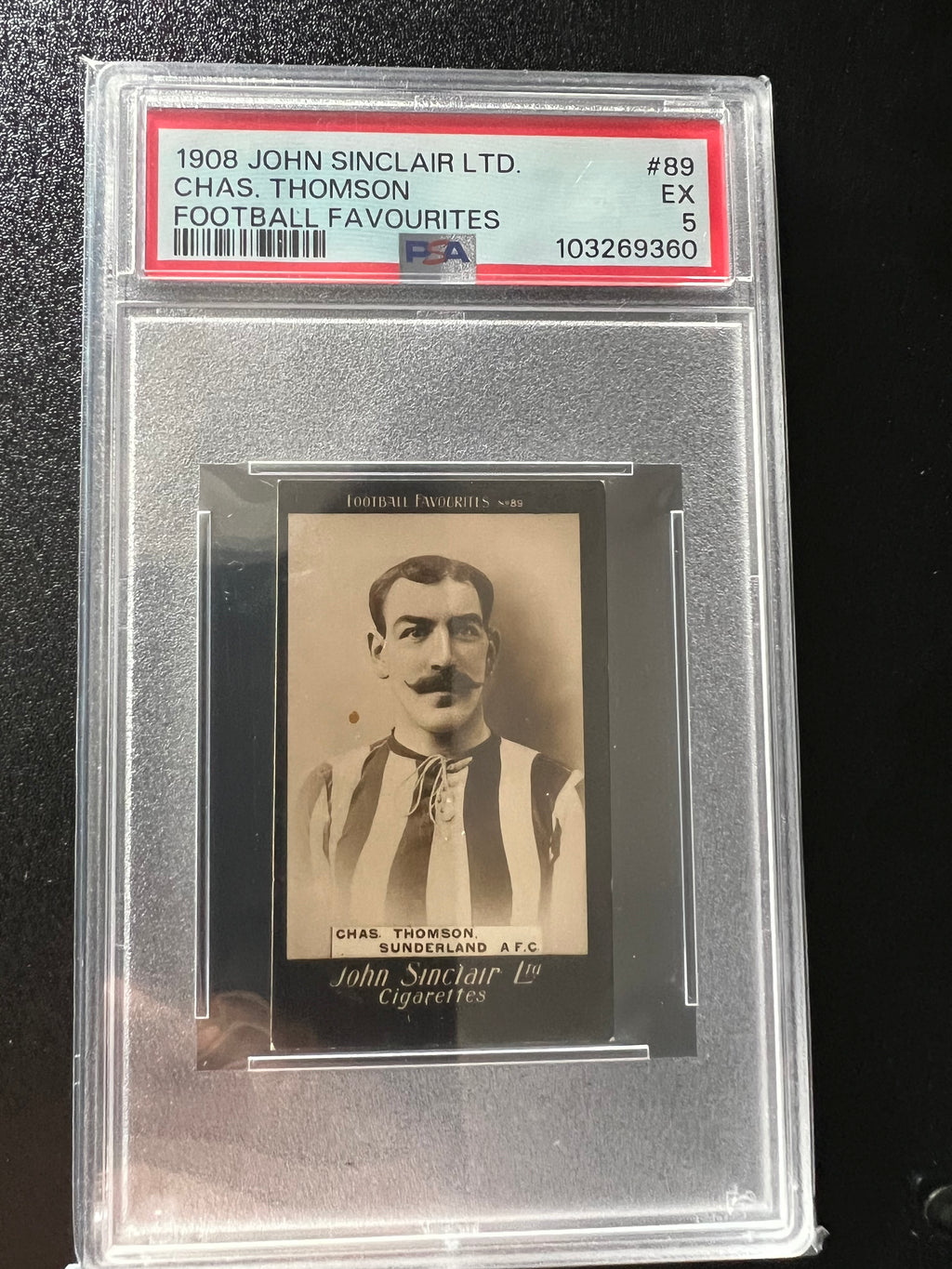 1908 | Chas Thomson | Sunderland AFC | John Sinclair Ltd | PSA 5