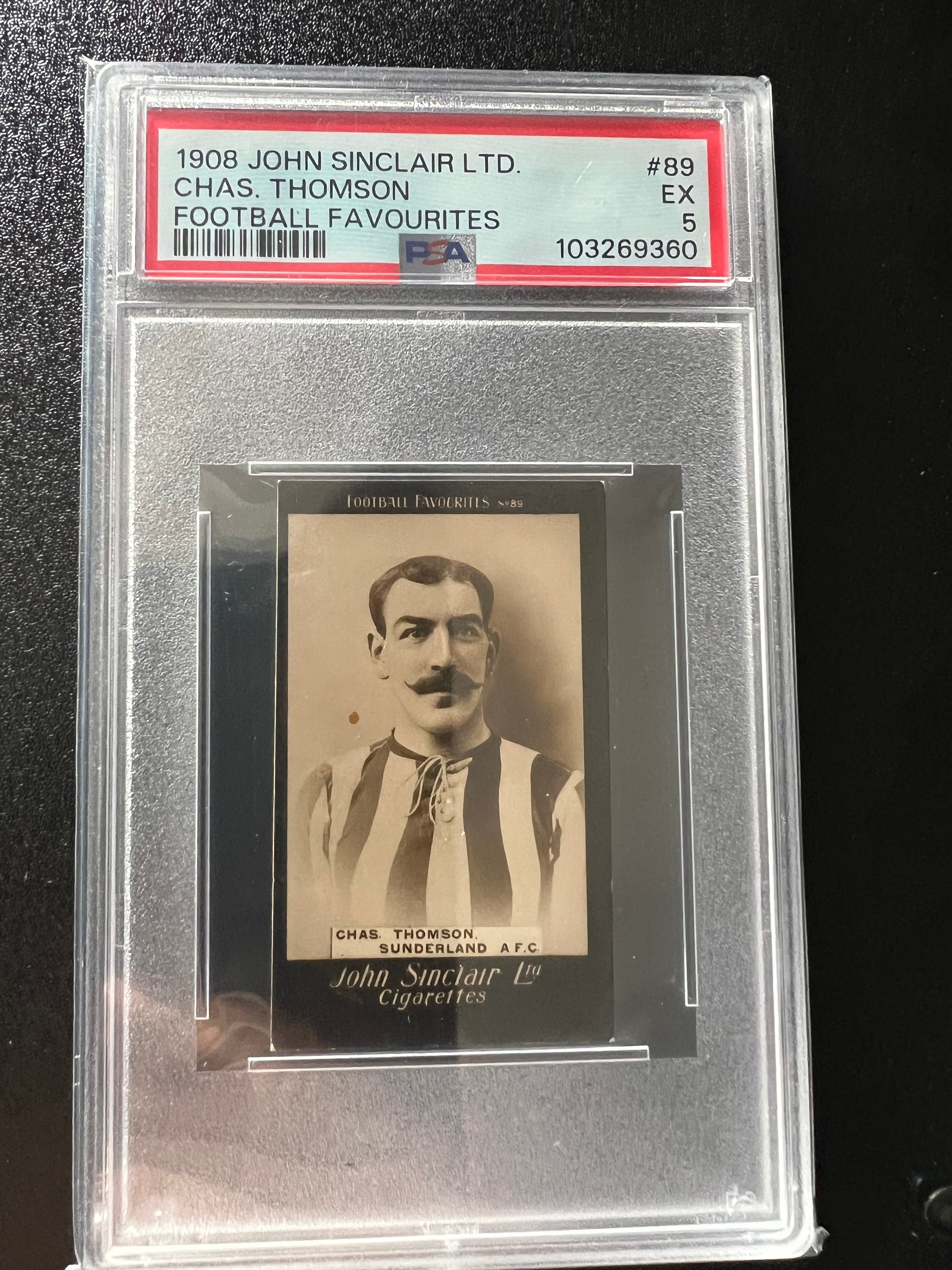1908 | Chas Thomson | Sunderland AFC | John Sinclair Ltd | PSA 5