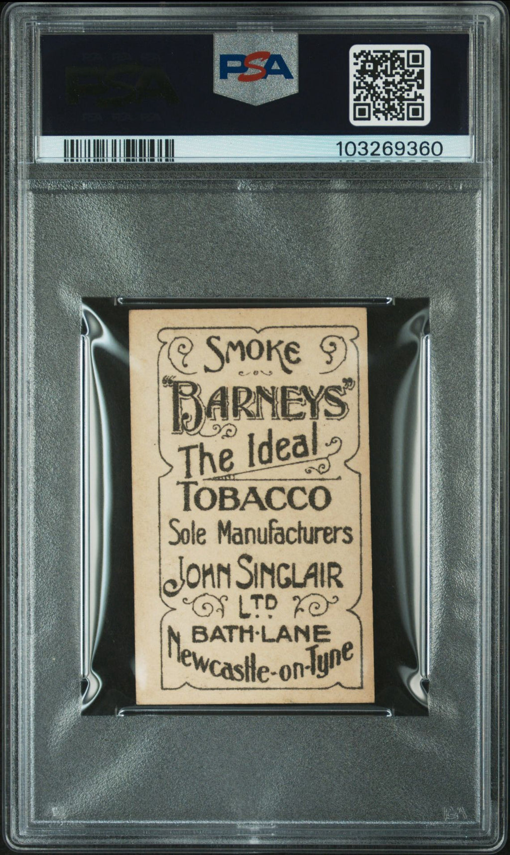 1908 | Chas Thomson | Sunderland AFC | John Sinclair Ltd | PSA 5
