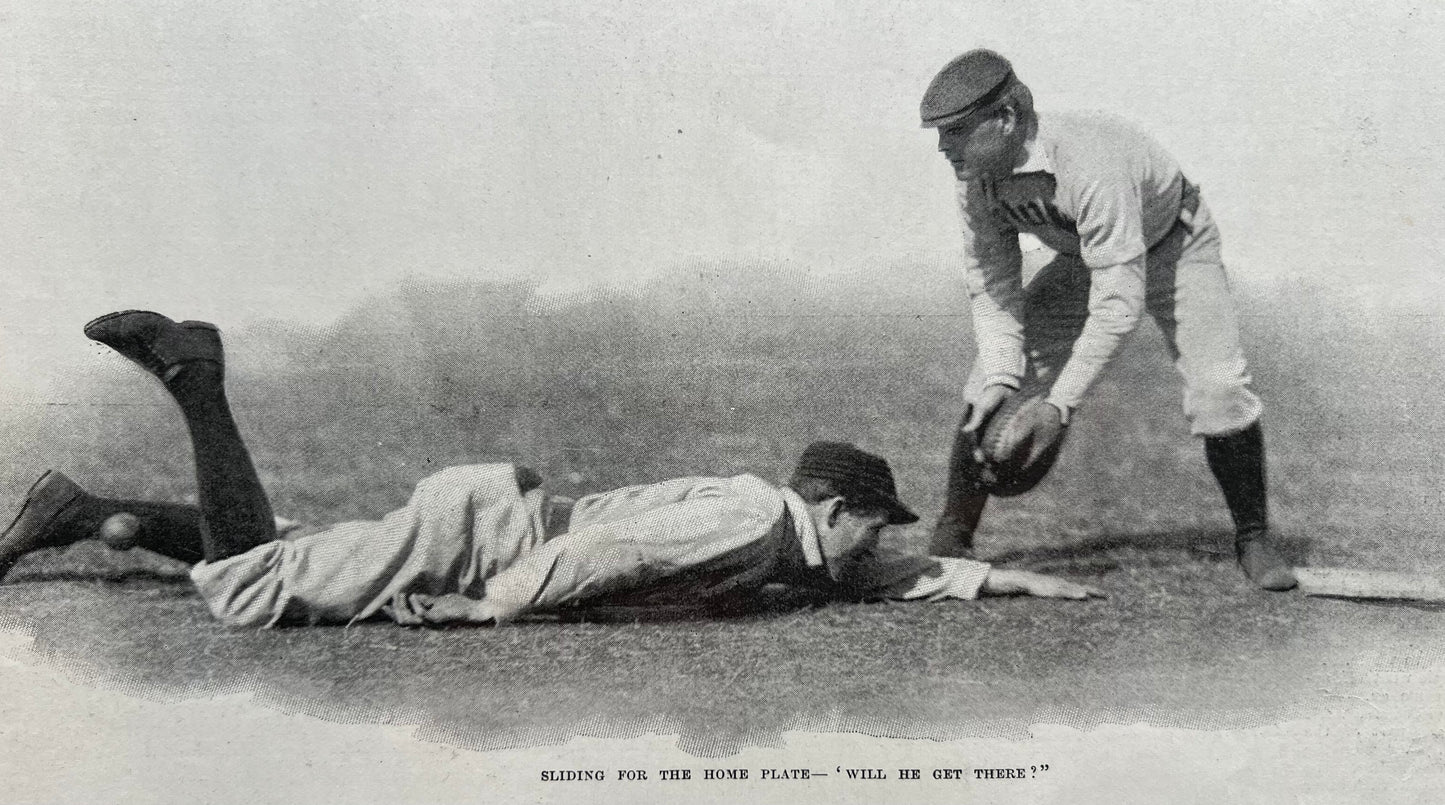 1900 | Baseball The National Game of America | New York Giants | 2 x Original Paper Prints