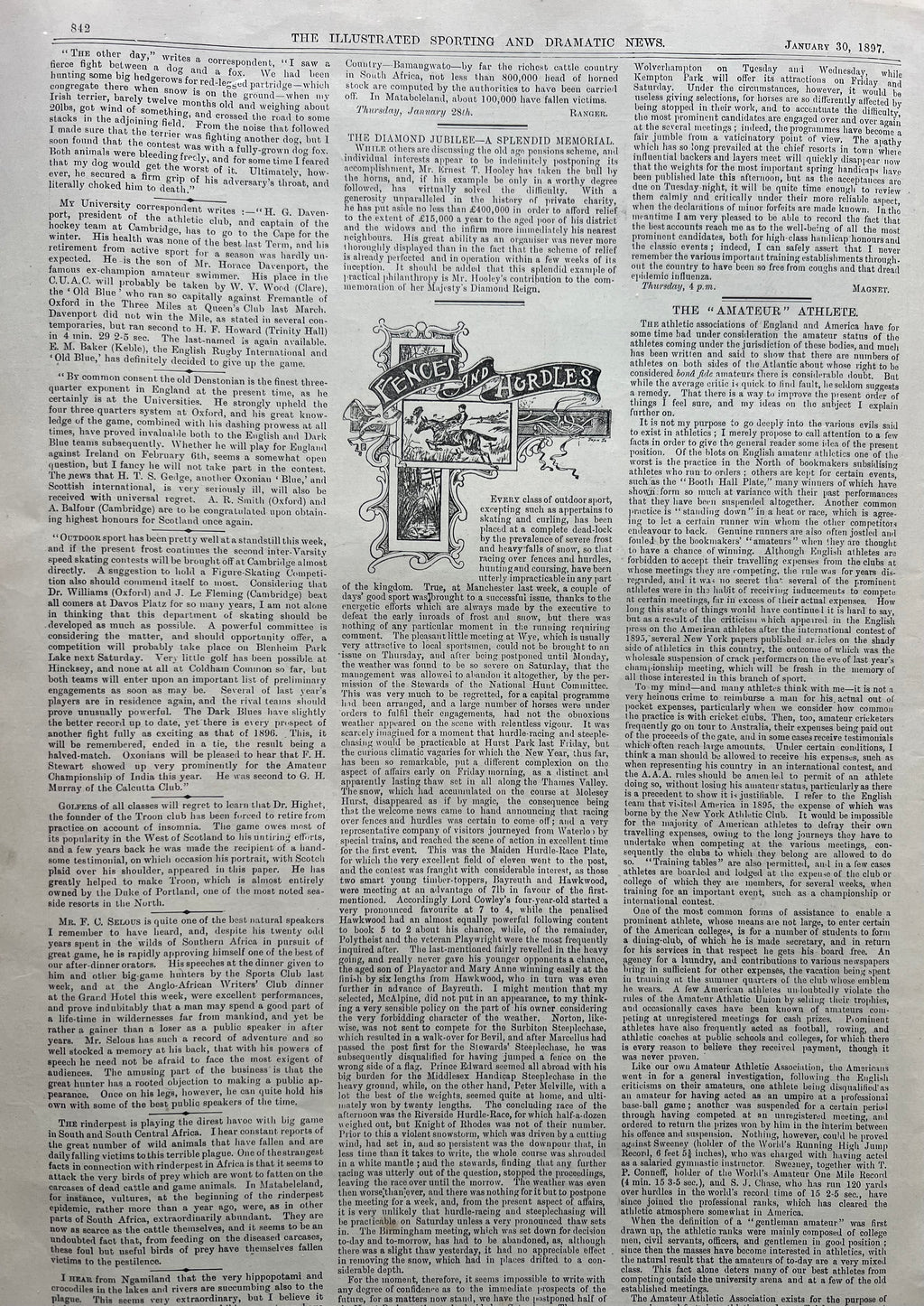 1897 | THE GAME OF BASKETBALL | Original Paper Print | Penn or Princeton team features