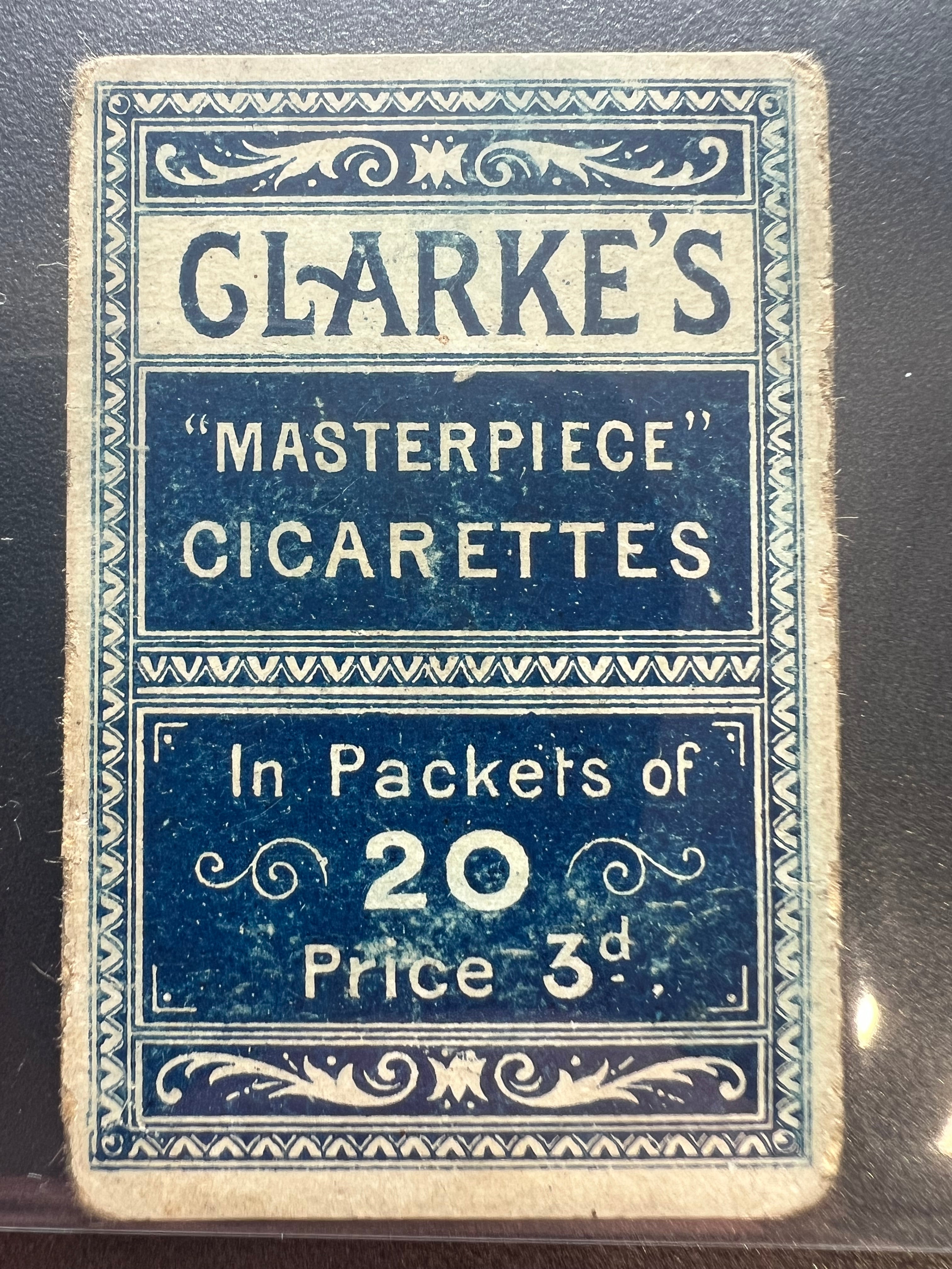 1900 | Football Terms | A High Kick Off | WM Clarke’s Masterpiece Cigarette Card