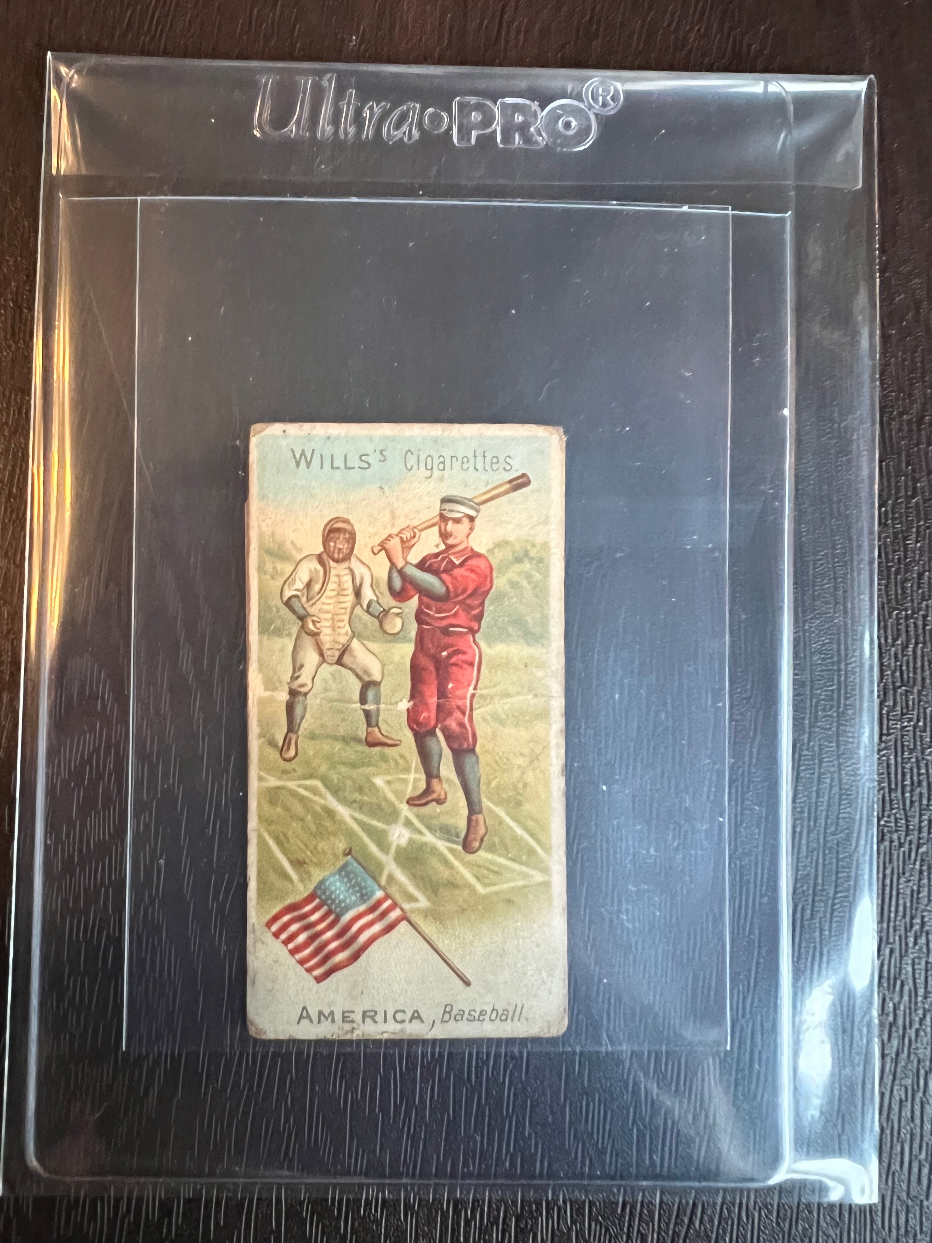 1900 | W.D. & H.O. WILLS | SPORTS OF ALL NATIONS | AMERICA | BASEBALL #33