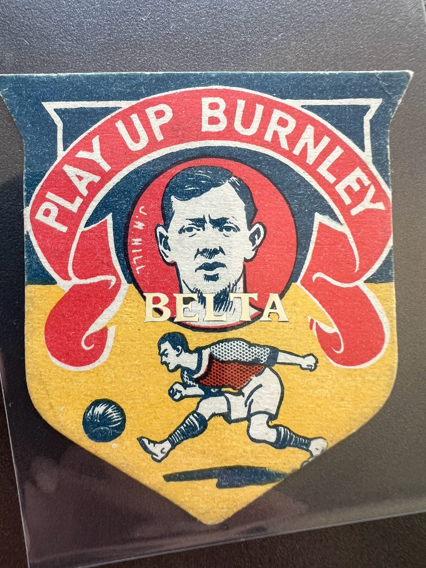 Burnley Fc vintage soccer Football card