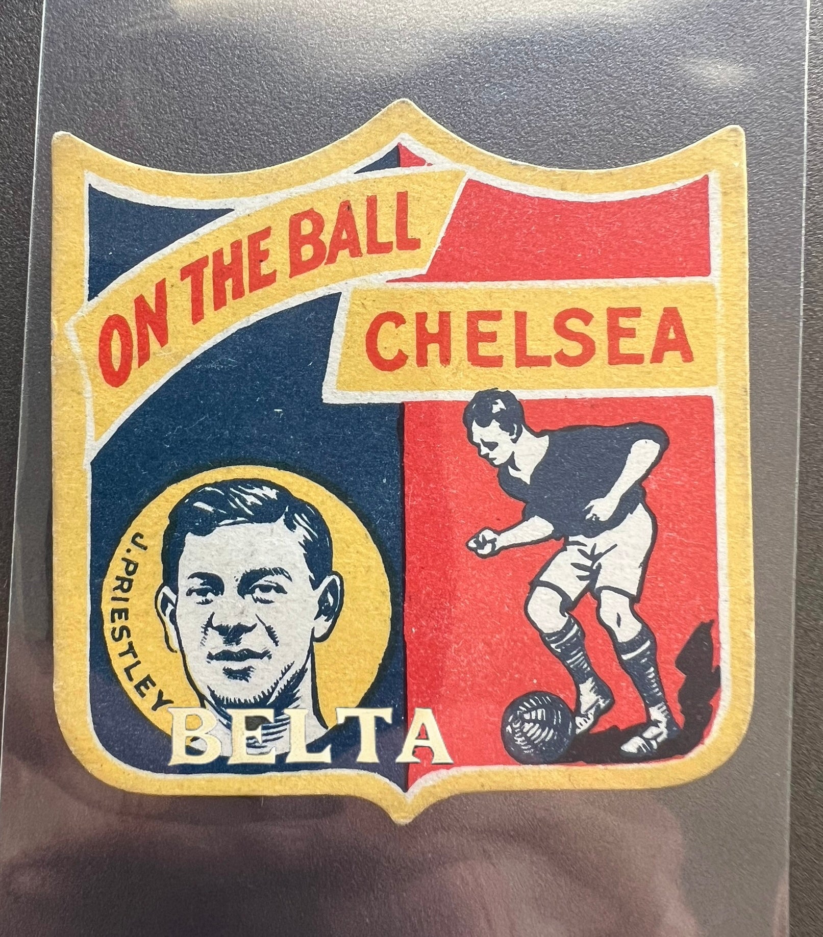 chelsea Fc vintage soccer Football card