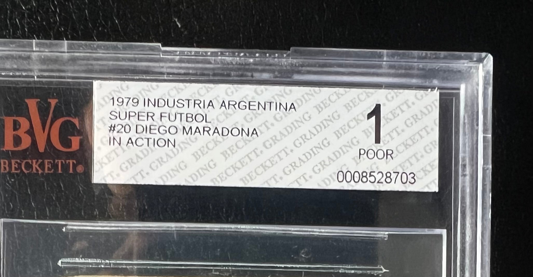 1979 | Diego Maradona Rookie Card | Industria Argentina Super Futbol #20 | In Action | Rare Argentine issue
