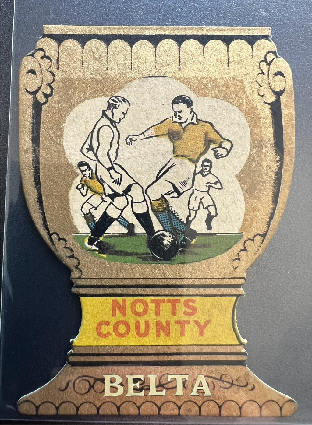 notta county vintage soccer Football card