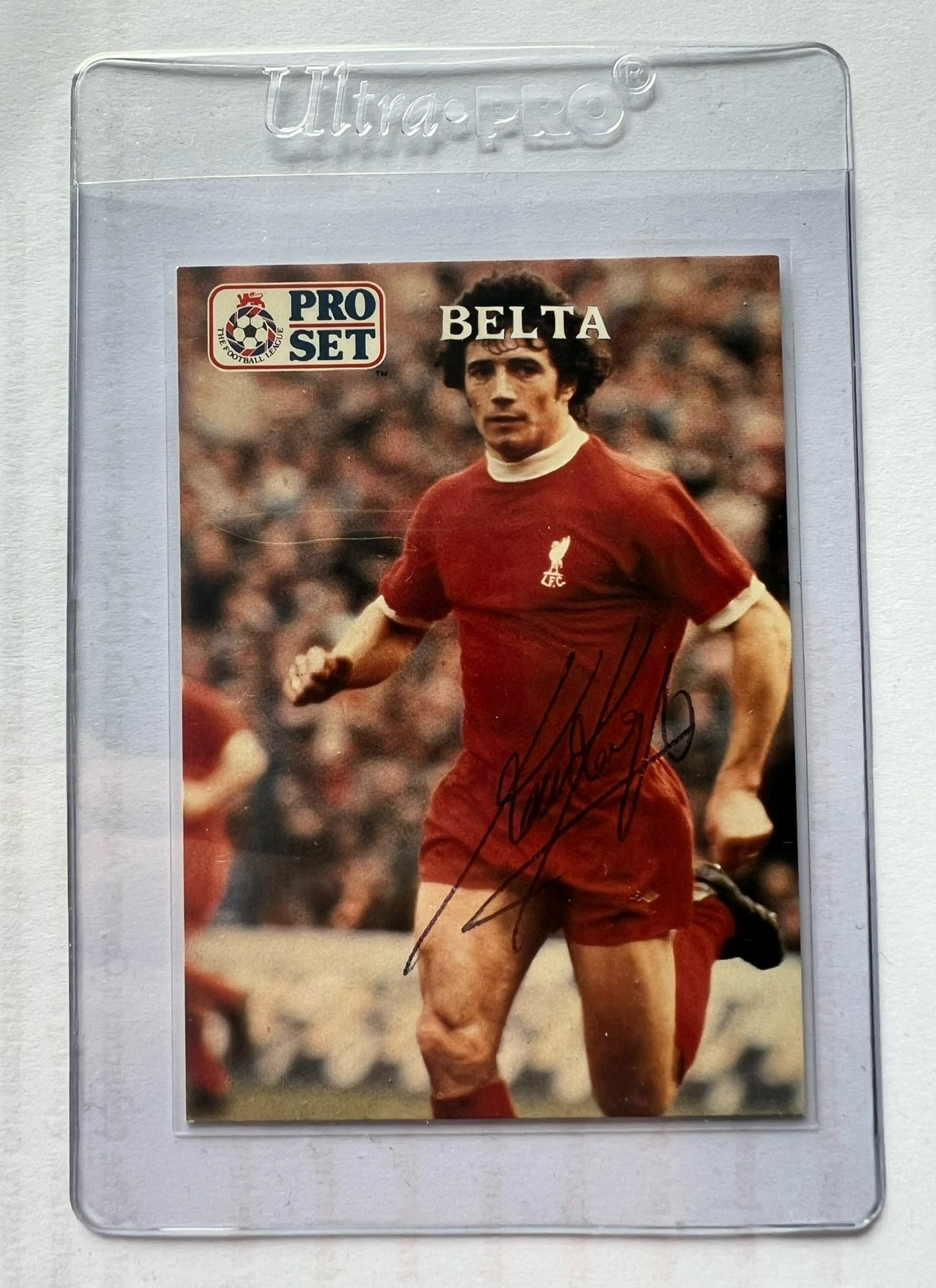 Kevin Keegan football card signed autograph Liverpool FC