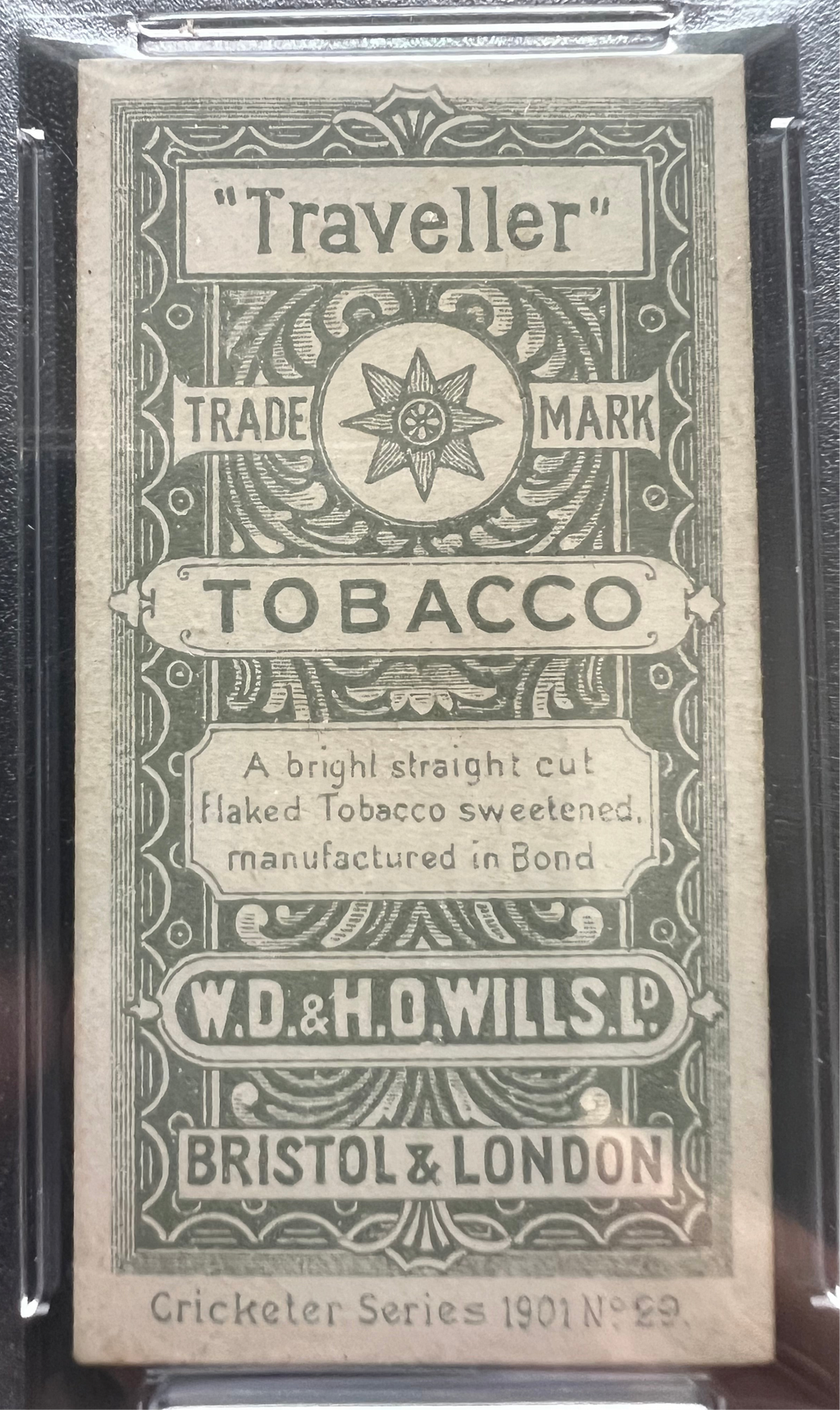 W G Grace PSA 6 Wills