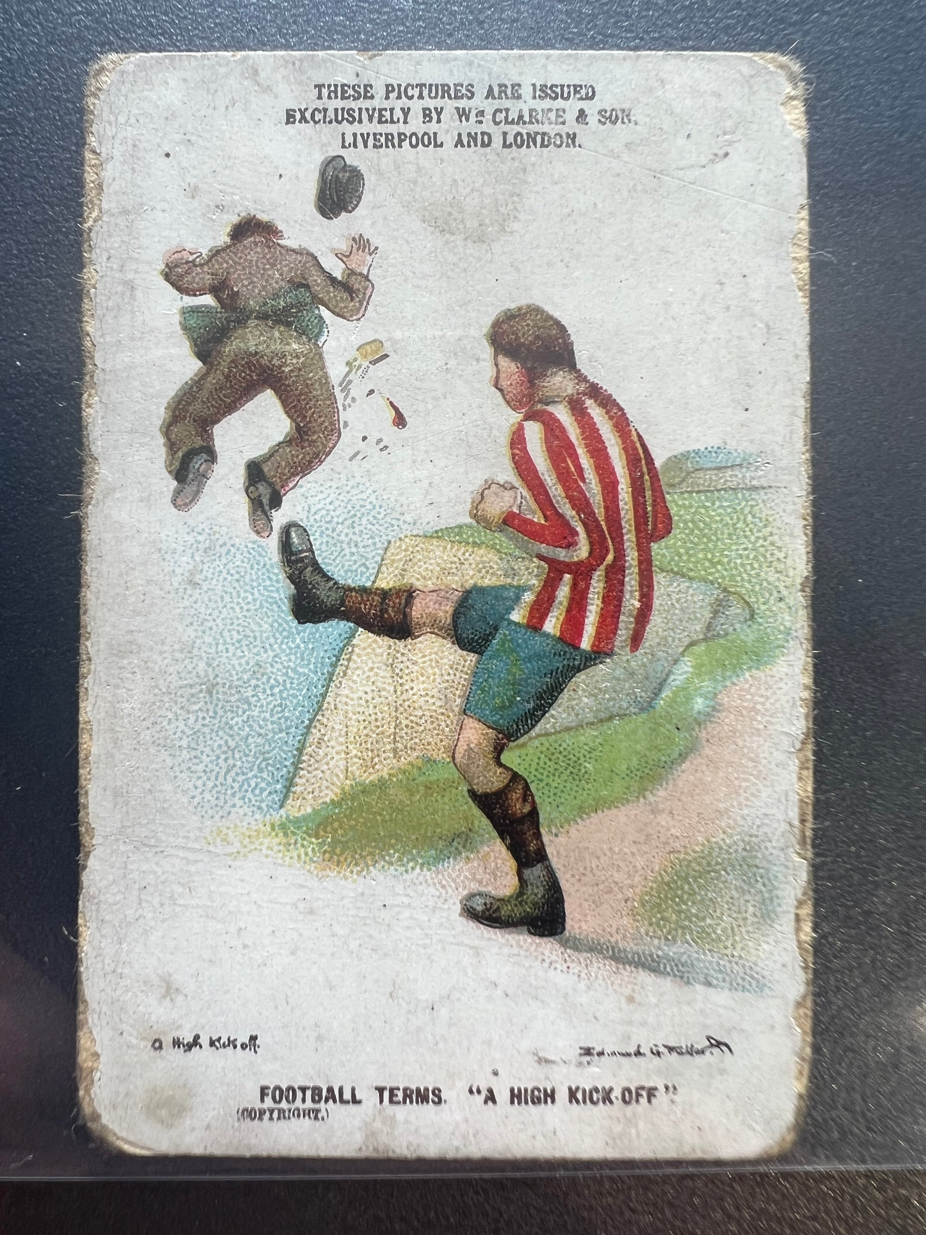 1900 Clarke’s Football Soccer Card 