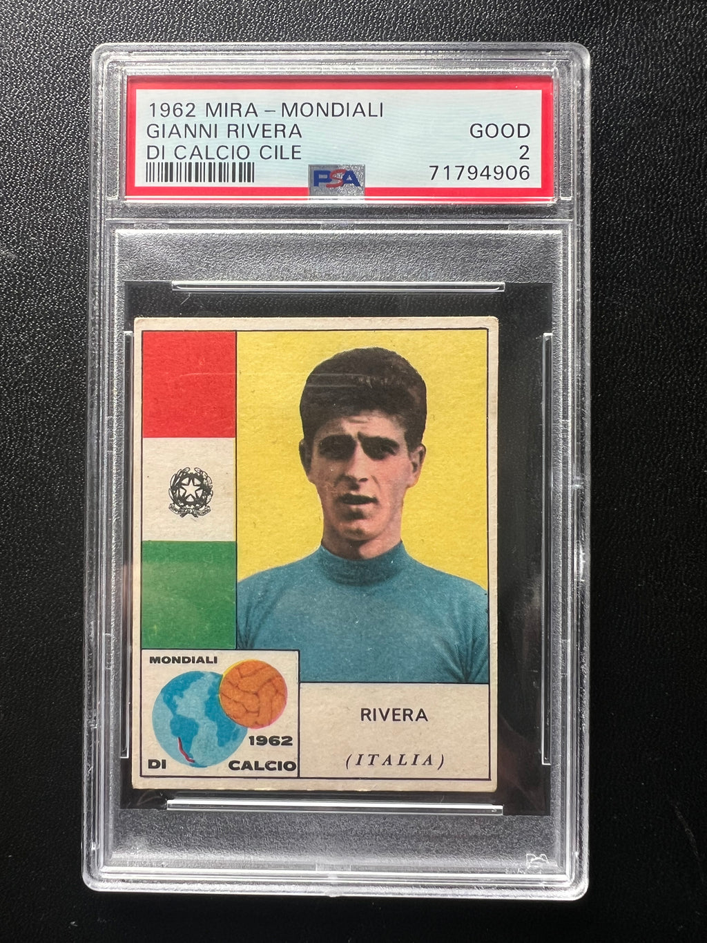 1962 Mira-Mondiale Di Calcio Cile - Gianni Rivera PSA 2