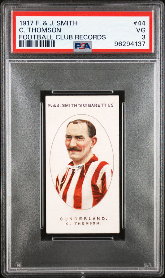 Charles Thompson Cigarette Card PSA 3 Sunderland AFC