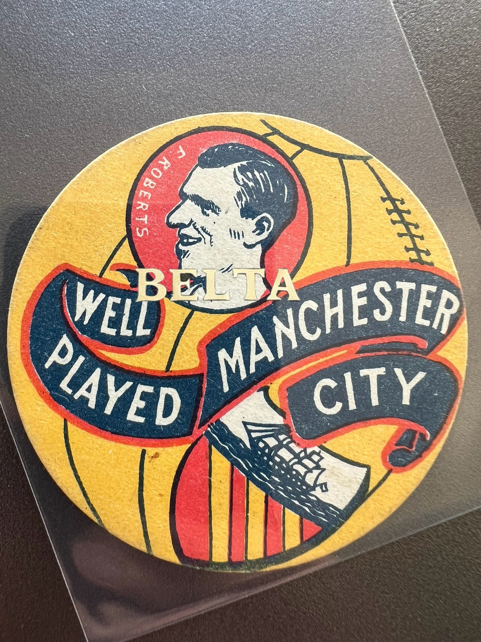 1926 - 1927  F Roberts Manchester City Boys' Magazine Famous Footer Clubs