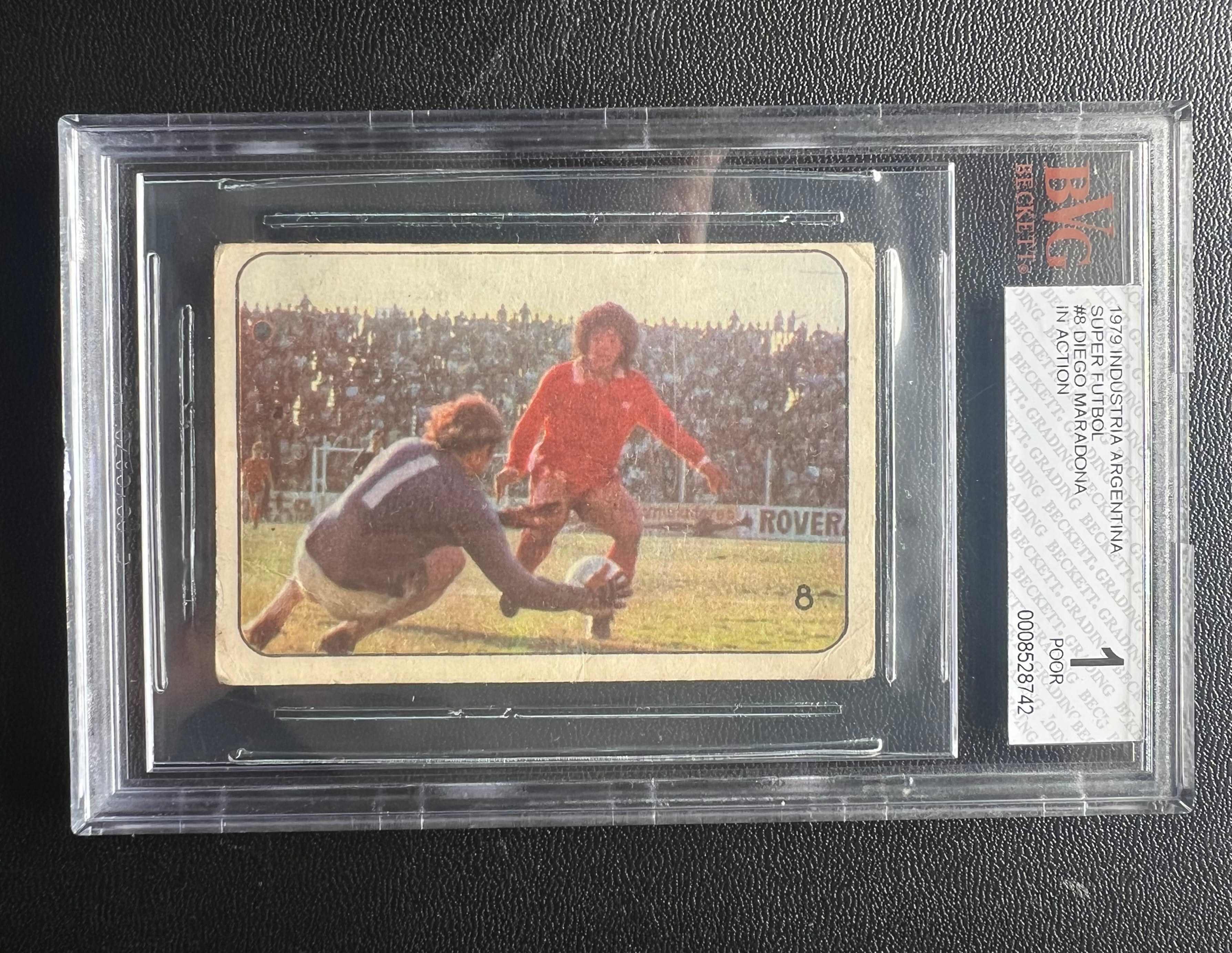 1979 | Maradona | Industria Argentina Super Futbol #8 | In Action | Rookie