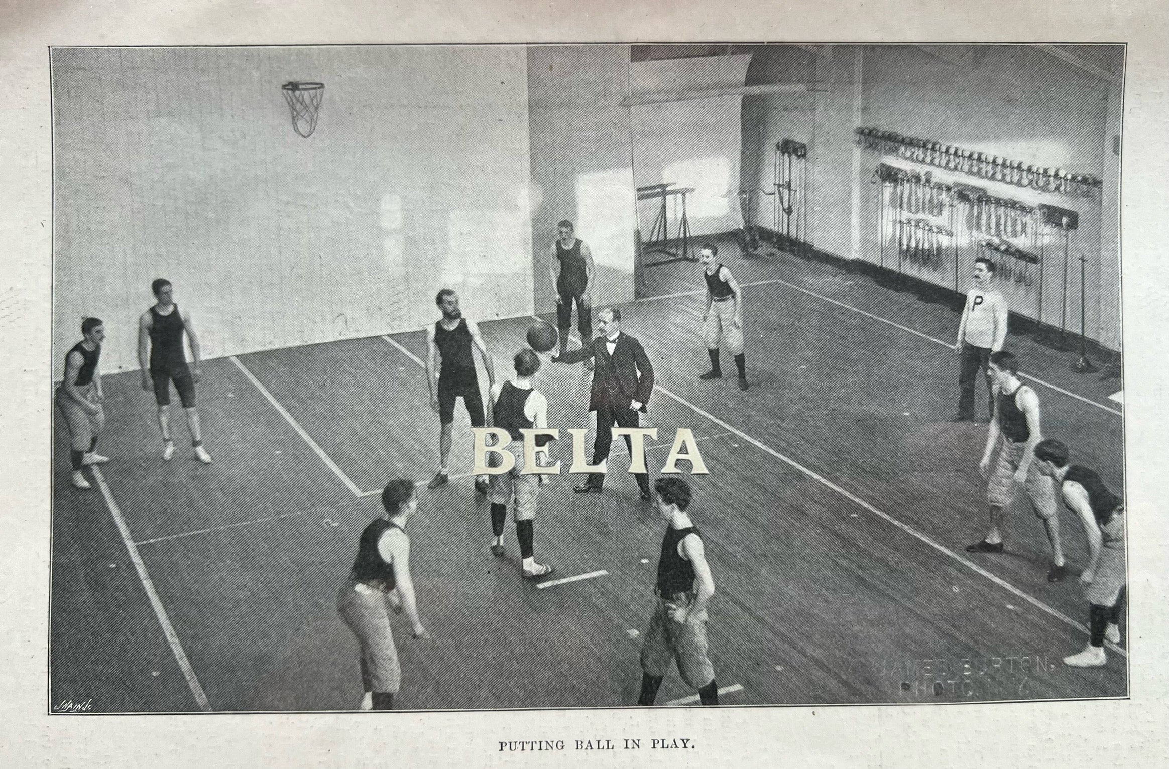 Old basketball photo