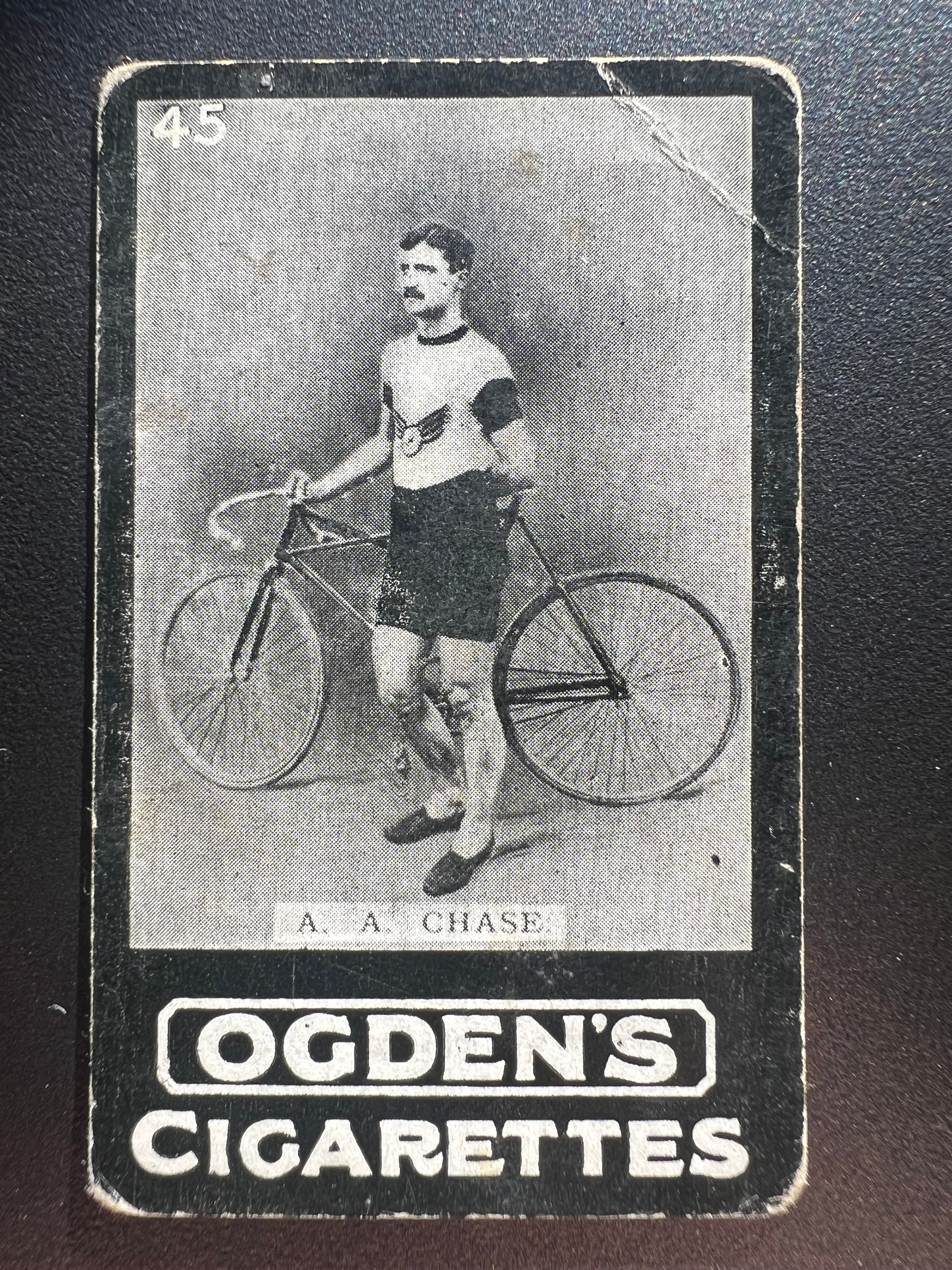 1902 A. A. Chase Cyclist Ogden’s Tabs General Interest
