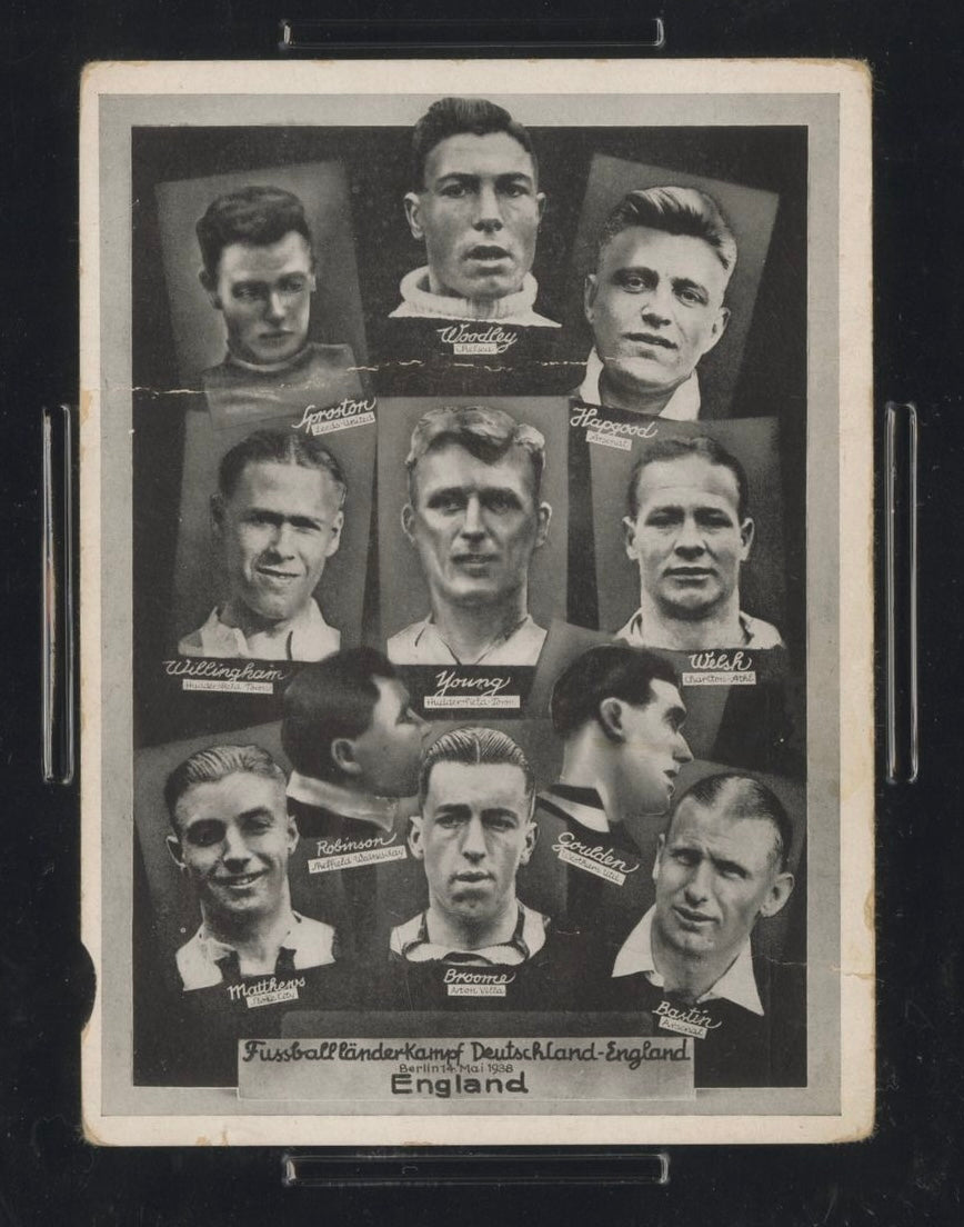 1938 FUSSBALL LANDER KAMPF | ENGLAND vs DEUTSCHLAND | NAZI SALUTE GAME