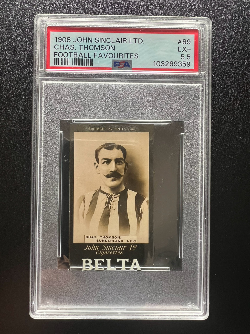 1908 JOHN SINCLAIR LTD. CHAS. THOMSON FOOTBALL FAVOURITES