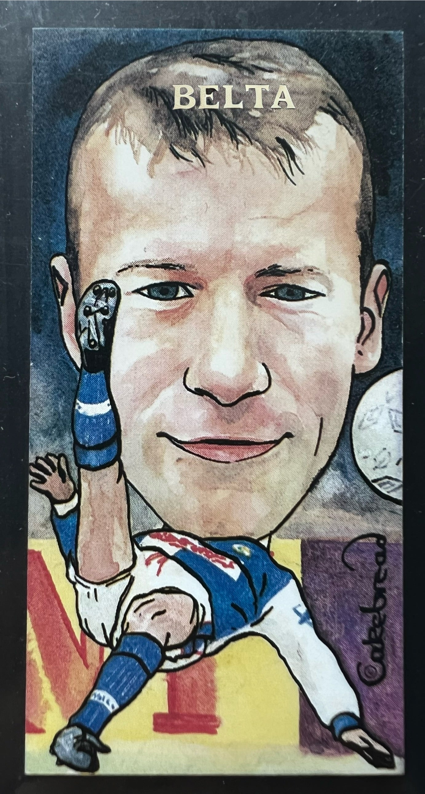 Alan Shearer Blackburn Rovers Football Card