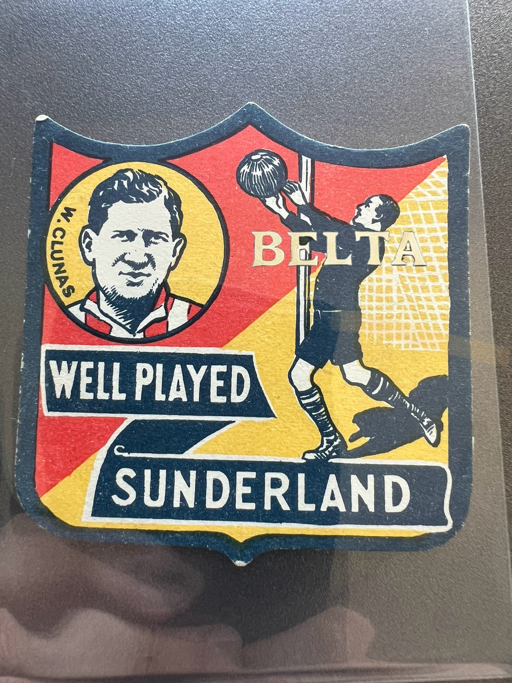 Sunderland FC vintage soccer Football card