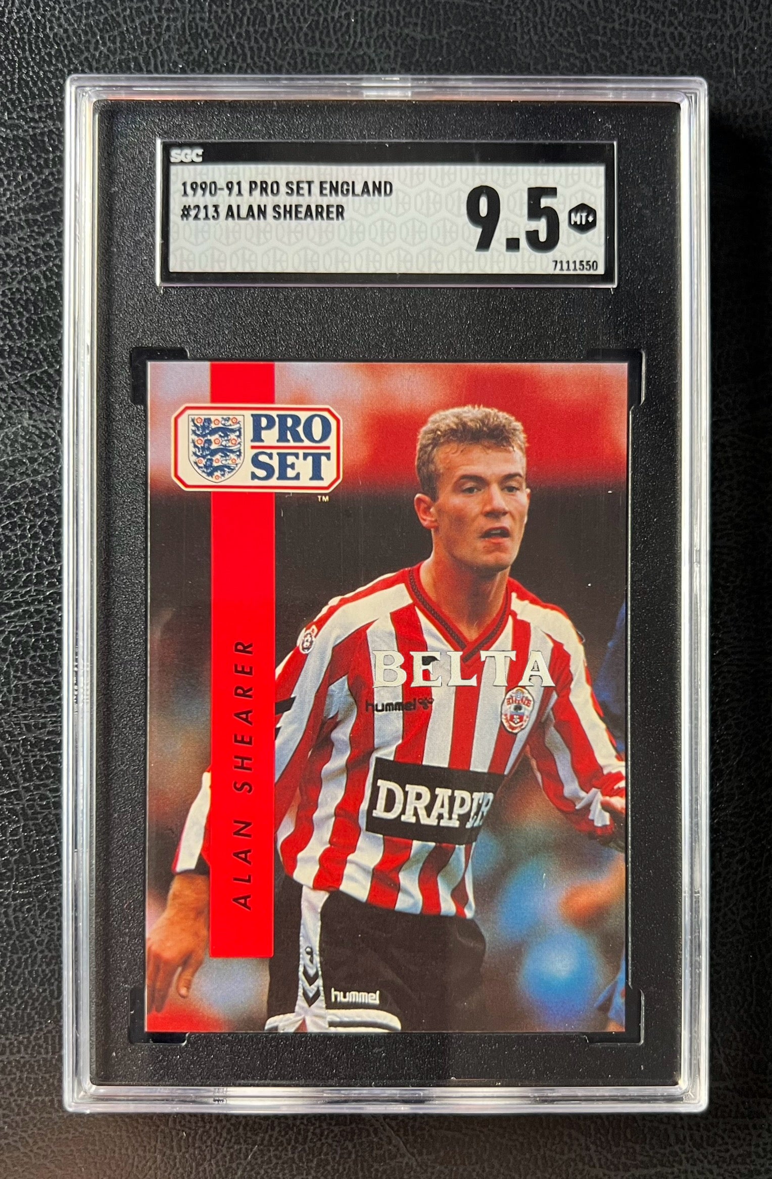 1990 1991 Alan Shearer Graded Rookie Card SGC PSA