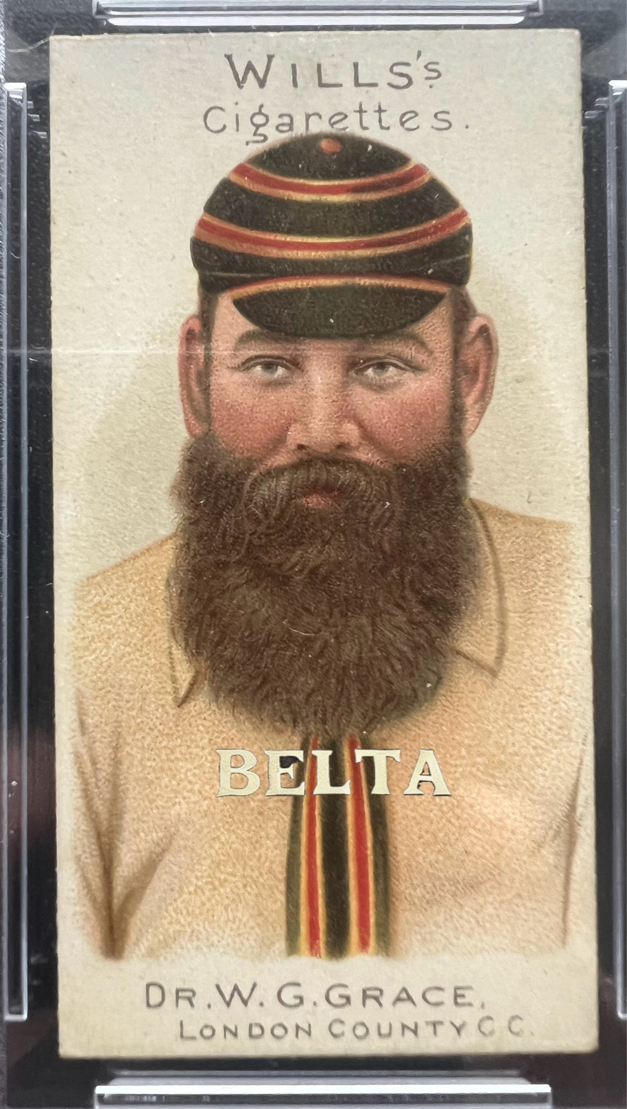 W G Grace PSA 6 graded card Wills
