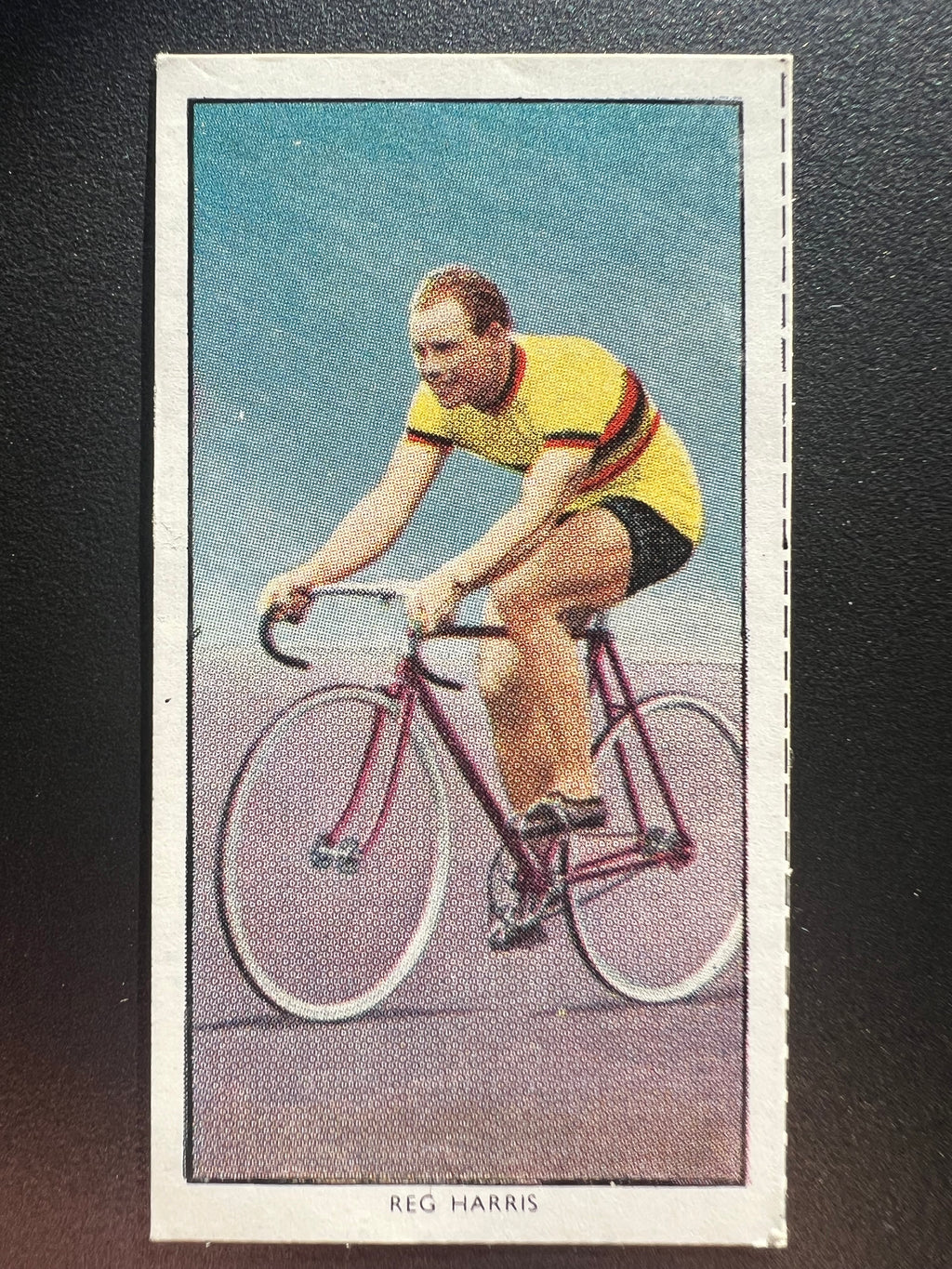 1956 REG HARRIS Cycling BRITISH SPORTS STARS Trade Card Set