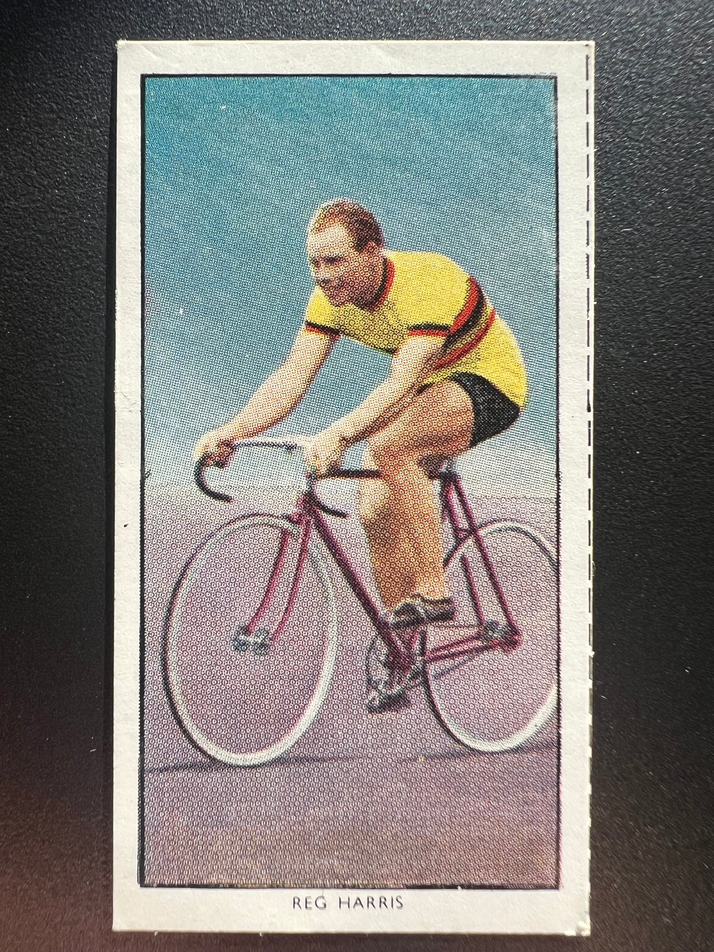 1956 REG HARRIS Cycling BRITISH SPORTS STARS Trade Card Set