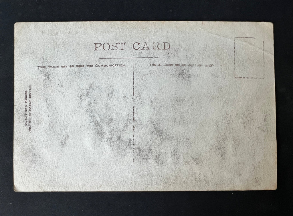 1908 | Scotland v England Football Soccer Original Postcard | Hampden Park | Valenties Series
