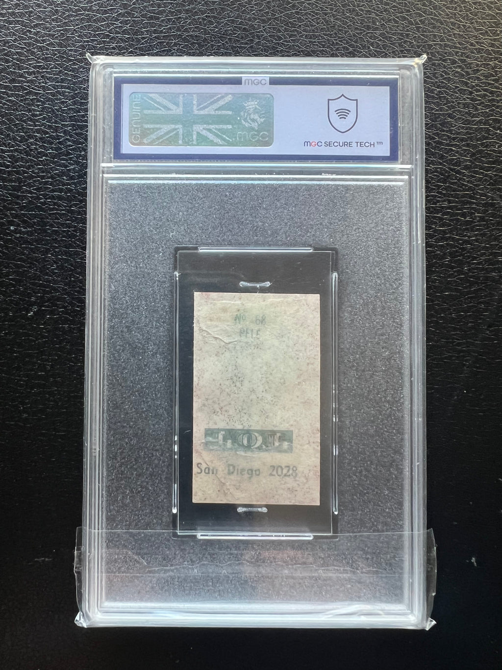 1962 | Pele | L.Q.L. World Cup Sticker | No. 68 | Chile Issue | Graded MGC 2