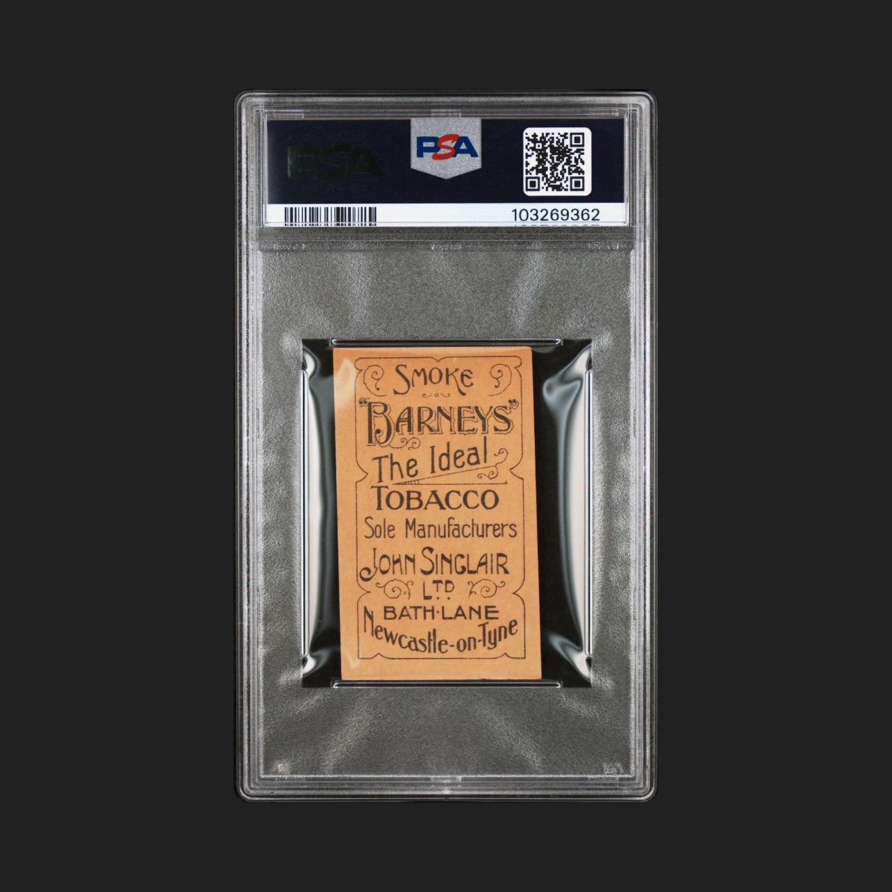 1908 | David Stokes | Bolton Wanderers | JOHN SINCLAIR Cigarettes Ltd | FOOTBALL FAVOURITES #52 | PSA 5 POP 1 Highest grade