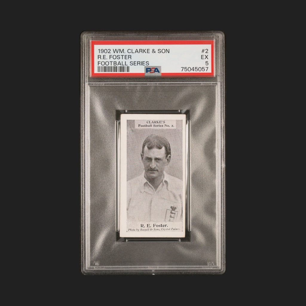 1902 | R.E. Tip Foster #2 | WM Clarke & Son | Football Series | PSA 5 1/1