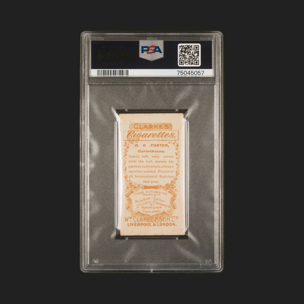 1902 | R.E. Tip Foster #2 | WM Clarke & Son | Football Series | PSA 5 1/1